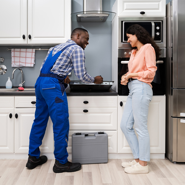 what kind of warranty do you offer on your cooktop repair services in Cedar Crest